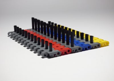 Brush Conveyor Belt Mixed Colors